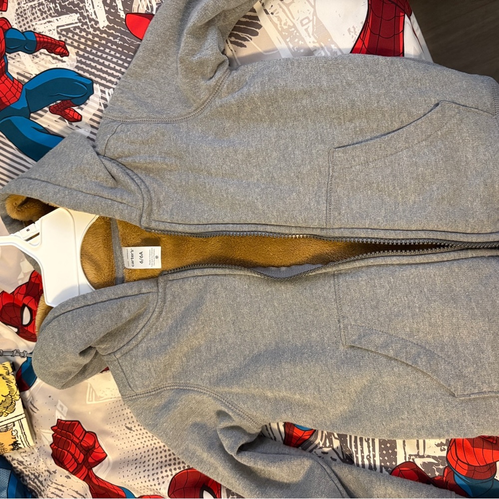 Carter's Gray Hoodie Sweater